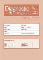 Diagnostic Spelling Tests: Test 2, Form B (Pk10)