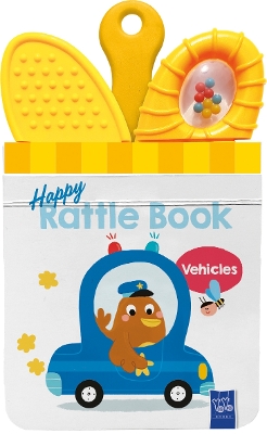 Happy Rattle Book: Vehicles