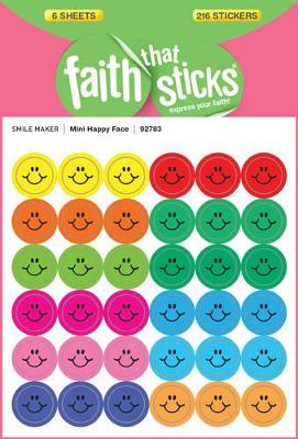 Mini Happy Face - Faith That Sticks Stickers