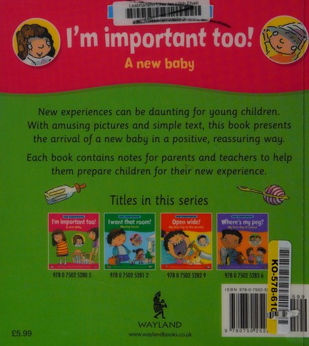 New Experiences: I'm important too! - A New Baby