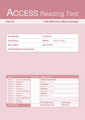 Access Reading Test (ART): Form B