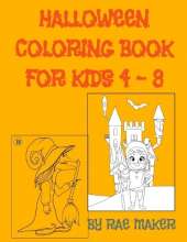 Halloween Coloring Book for Kids 4 - 8
