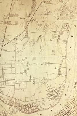 Louisville, Kentucky Vintage Map Field Journal Notebook, 50 pages/25 sheets, 4x6