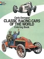 Classic Racing Cars of the World Coloring Book