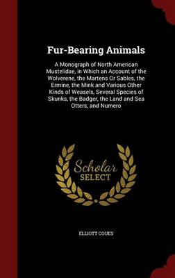 Fur-Bearing Animals: A Monograph of North American Mustelidae, in Which an Account of the Wolverene, the Martens or Sables, the Ermine, the Mink and Various Other Kinds of Weasels, Several Species of Skunks, the Badger, the Land and Sea Otters, and Numero