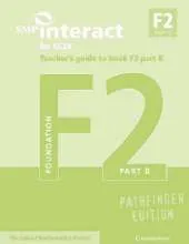 SMP Interact for GCSE Teacher's Guide to Book F2 Part B Pathfinder Edition