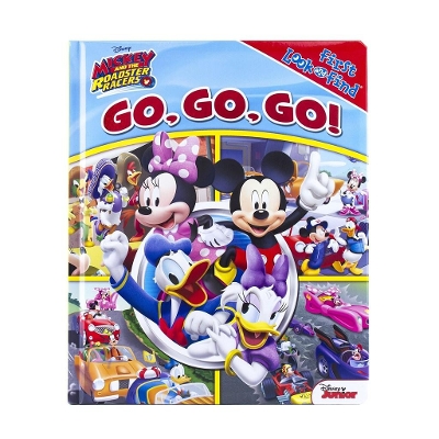 Disney Mickey And The Roadster Racers: Go, Go, Go! Look and Find