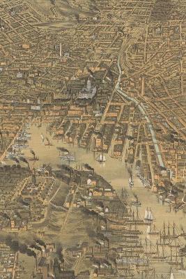 Baltimore, Maryland Vintage Map Field Journal Notebook, 50 pages/25 sheets, 4x6