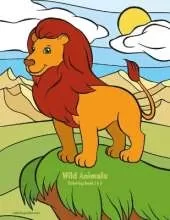 Wild Animals Coloring Book 1 & 2
