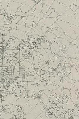 Baltimore, Maryland Vintage Map Field Journal Notebook, 50 pages/25 sheets, 4x6