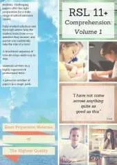 RSL 11+ Comprehension: Practice Papers with Detailed Answers & Explanations for 11 Plus / KS2 English