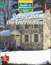 Reading for Information, Above Student Reader, Geography - People and the Environment, Grade 5
