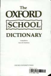 The Oxford School Dictionary