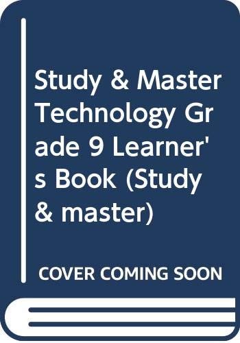 Study & master technology: Gr 9: Learner's book: Senior phase