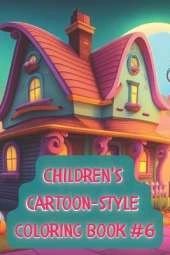 Children's cartoon-style coloring book #6