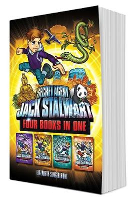 Secret Agent Jack Stalwart (Books 5-8): The Secret of the Sacred Temple, The Pursuit of the Ivory Poachers, The Puzzle of the Missing Panda, Peril at the Grand Prix