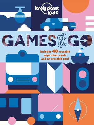 Lonely Planet Kids Games on the Go: Includes 40 Wipe Clean Cards & Pen | Fun & Colourful Challenges & Activities | Mazes, Picture Quizzes, Bingo, Drawing & More