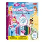 Learn to Draw Disney Enchanted Princesses Drawing Book & Kit: Includes Everything You Need to Draw Your Favorite Disney Princesses!
