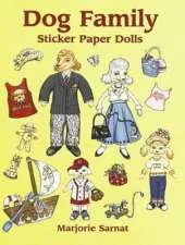 Dog Family Sticker Paper Dolls