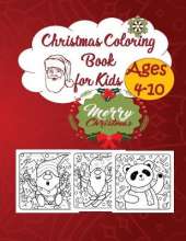 Christmas Coloring Book for Kids 4-10