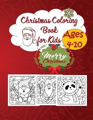 Christmas Coloring Book for Kids 4-10