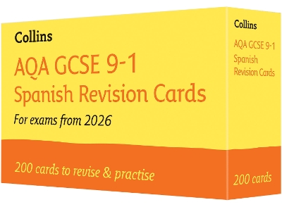 AQA GCSE 9-1 Spanish Vocabulary Revision Cards: Ideal for the 2026 and 2027 Exams