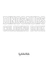 Dinosaurs with Scissor Skills Coloring Book for Children - Create Your Own Doodle Cover (8x10 Softcover Personalized Coloring Book / Activity Book)