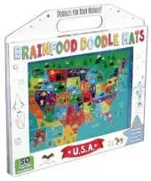 Brainfood Doodle Mats: U.S.A.