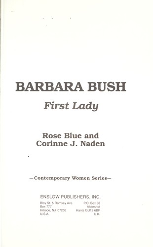 Barbara Bush: First Lady