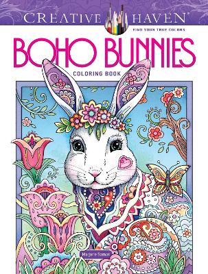 Creative Haven Boho Bunnies Coloring Book