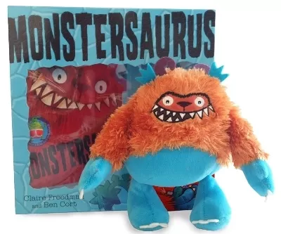 Monstersaurus Book and Toy