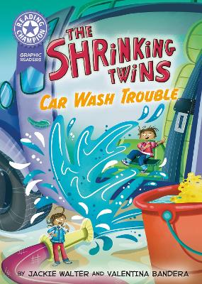 Reading Champion: Graphics: The Shrinking Twins: Car Wash Trouble: Book band Purple 8