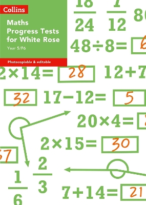 Year 5/P6 Maths Progress Tests for White Rose