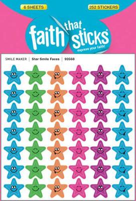 Star Smile Faces - Faith That Sticks Stickers