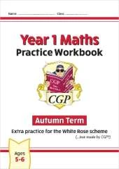 New CGP KS1 Maths Workbook - Year 1 Autumn Term (extra practice for the White Rose scheme)