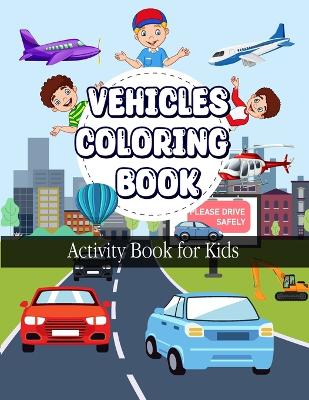 Vehicle Coloring Book - 1