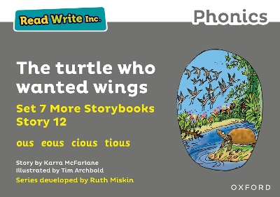 Read Write Inc. Phonics: The turtle who wanted wings (Grey Set 7A Storybook 12)