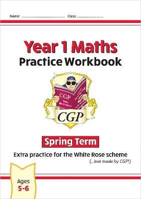 New CGP KS1 Maths Workbook - Year 1 Spring Term (extra practice for the White Rose scheme)