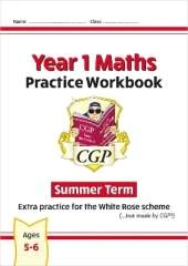 New CGP KS1 Maths Workbook - Year 1 Summer Term (extra practice for the White Rose scheme)