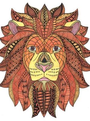 TangleEasy Guided Journal Lion
