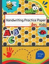 Handwriting Practice Paper For Kids: Blank Handwriting Practice Paper With Dotted Lines - ABC Workbook With Handwriting Sheets