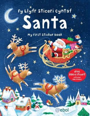 Fy Llyfr Sticeri Cyntaf Santa/my First Sticker Book Santa
