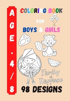 Coloring Book for Boys and Girls: Kids Coloring Activity