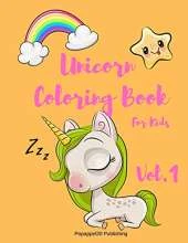 Unicorn Coloring Book for Kids. Vol 1