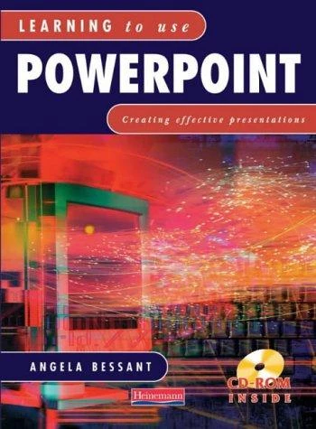 Learning to Use Powerpoint Student Handbook with CD-ROM