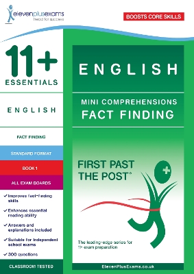 11+ Essentials English Mini-Comprehensions: Fact-Finding Book 1