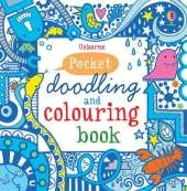 Blue Pocket Doodling & Colouring Book