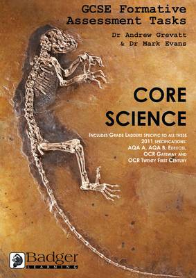 GCSE Formative Assessment Tasks Core Science: Core Science Teacher Book with Copymasters & 2 CDs