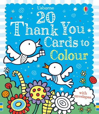 Twenty Thank You Cards to Colour