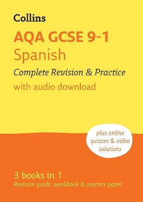 AQA GCSE 9-1 Spanish Complete Revision and Practice: Ideal for the 2026 and 2027 Exams Includes Online Edition, Quizzes and Video Solutions